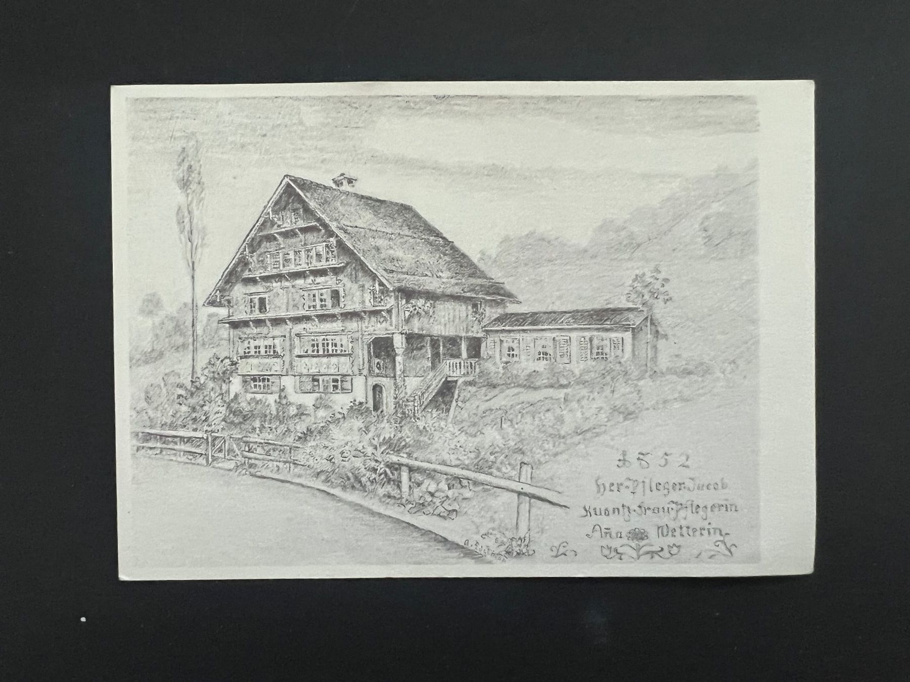 Cartes postales: Karte Haus Edelmann Ebnat Kappel   (M800) – D'occasion à Hinwil par Sidi4