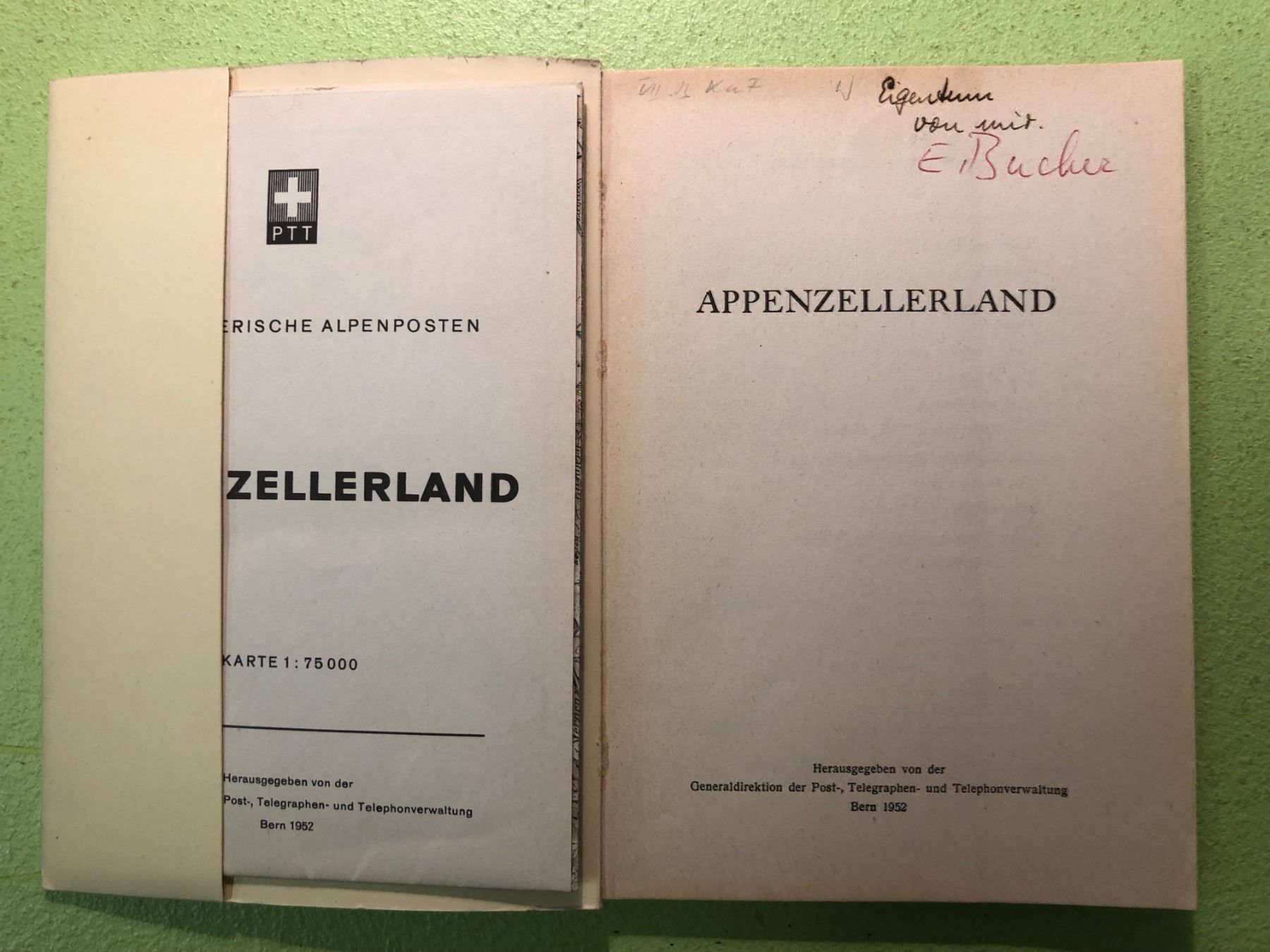 Libri: Schweizerische Alpenposten: Appenzellerland – Usato da Zürich venduto da allp 1