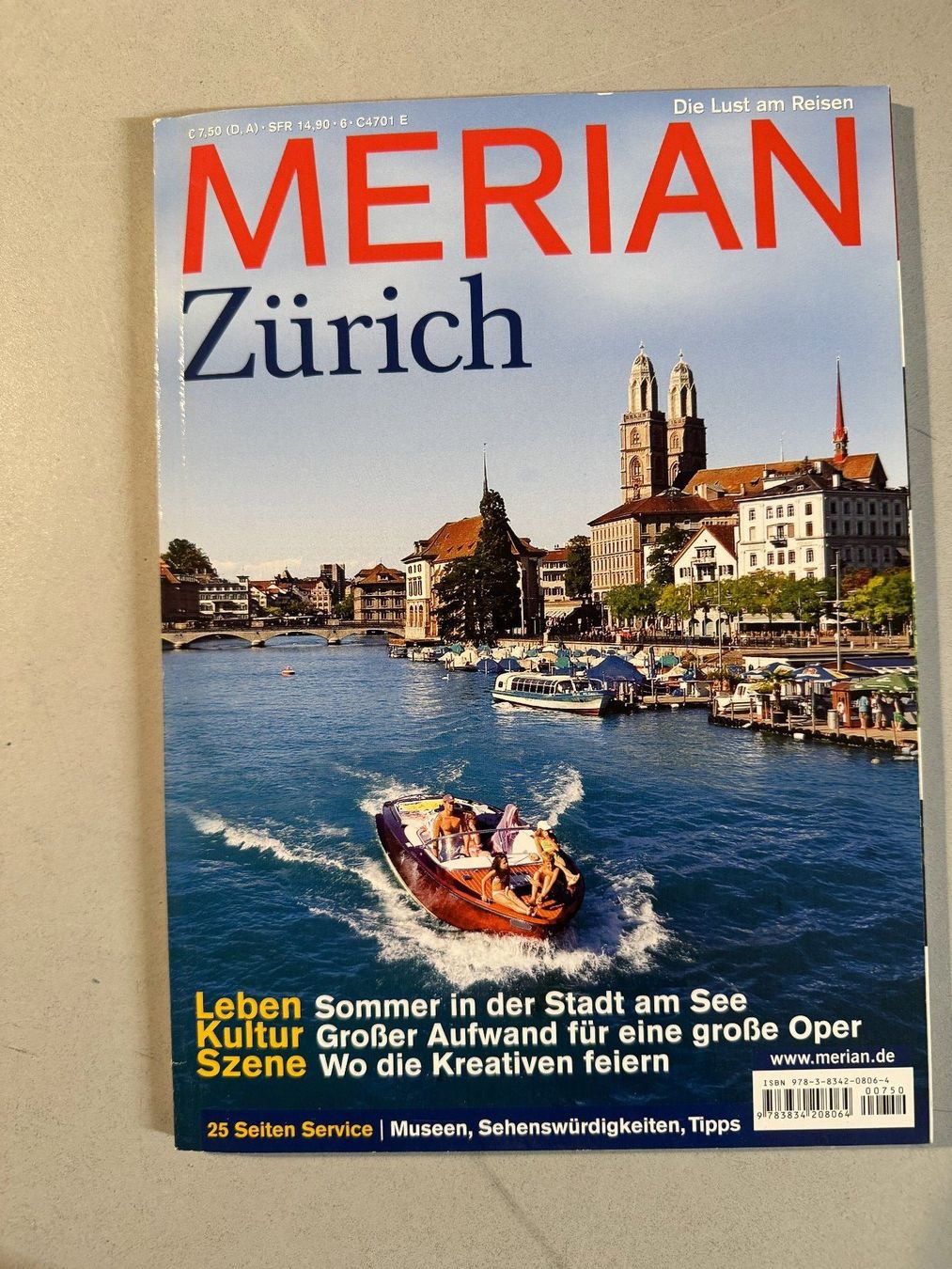 Riviste & Magazine: Merian Zürich Juni 2008 – Usato da Erstfeld venduto da Uhu1980