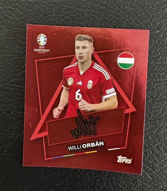 Topps Euro 2024 Willi Orban HUN SP Signature ab 1.- CHF!!! (Neu (gemäss ...