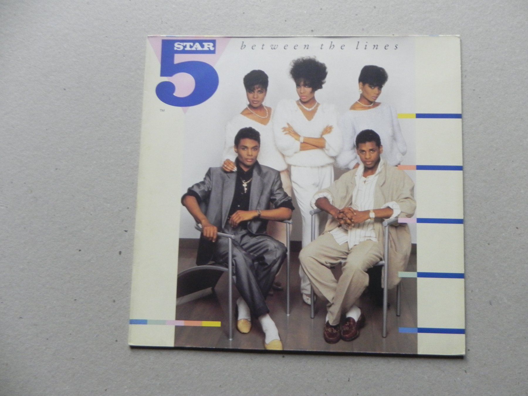 Dischi in vinile: LP brit. Pop R & B Group 5 Star 1987 Between the Lines – Usato da Siebnen venduto da krimsie