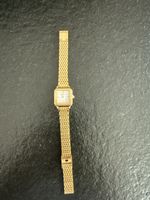 Cluse Damenuhr Gold Gehäuse weiss Zifferblatt Meshband