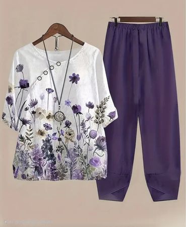 2 Teiler Set Farbe Violett