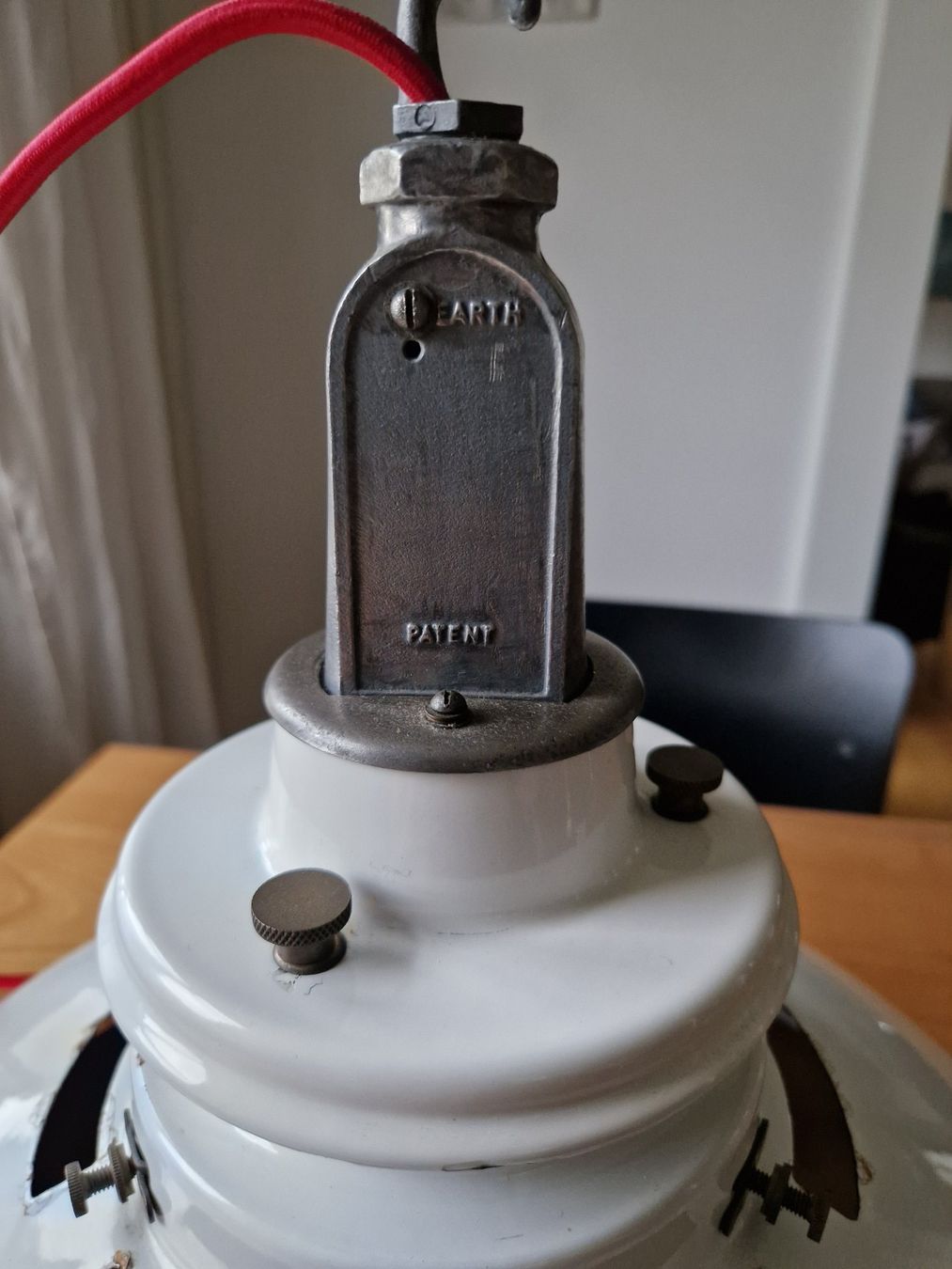 Lampadari & plafoniere: Englische Loftlampe, emailliert – Usato da Luzern venduto da Rich8 1