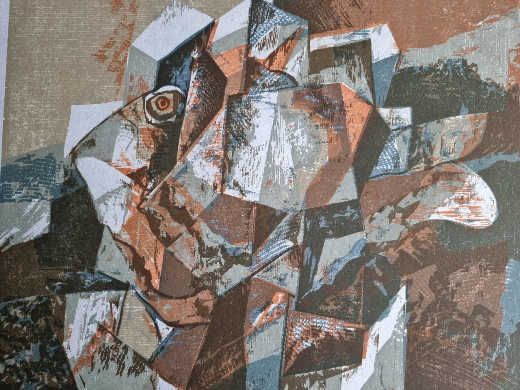 Holzschnitte: FRED BAUER FARB-HOLZSCHNITT SIGNIERT NUMMERIERT – Gebraucht aus Gersau von grafik-kunst