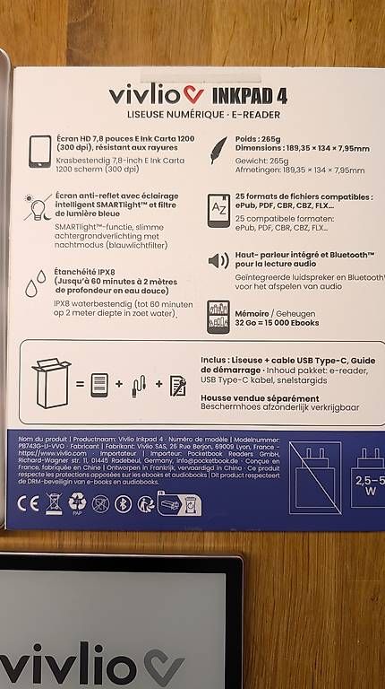 Tablet PC: Liseuse 7.8" inkpad 4 – Gebraucht aus Vernier von Jalucin 2