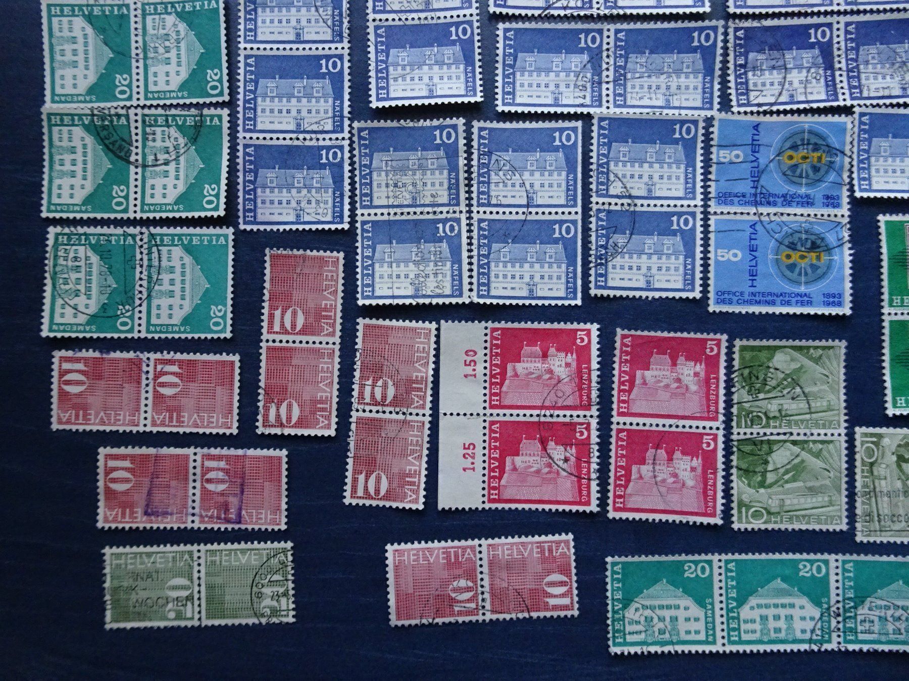 Alle Briefmarken: Div. Marken-Streiffen – Gebraucht aus Aadorf von Chnorli-Furz 3