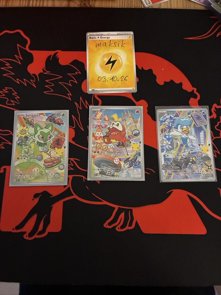 Pokémon Sammelbilder & Trading cards: 1.- First partner Illustration Series 3  – Neu (gemäss Beschreibung) aus Basel von maksik