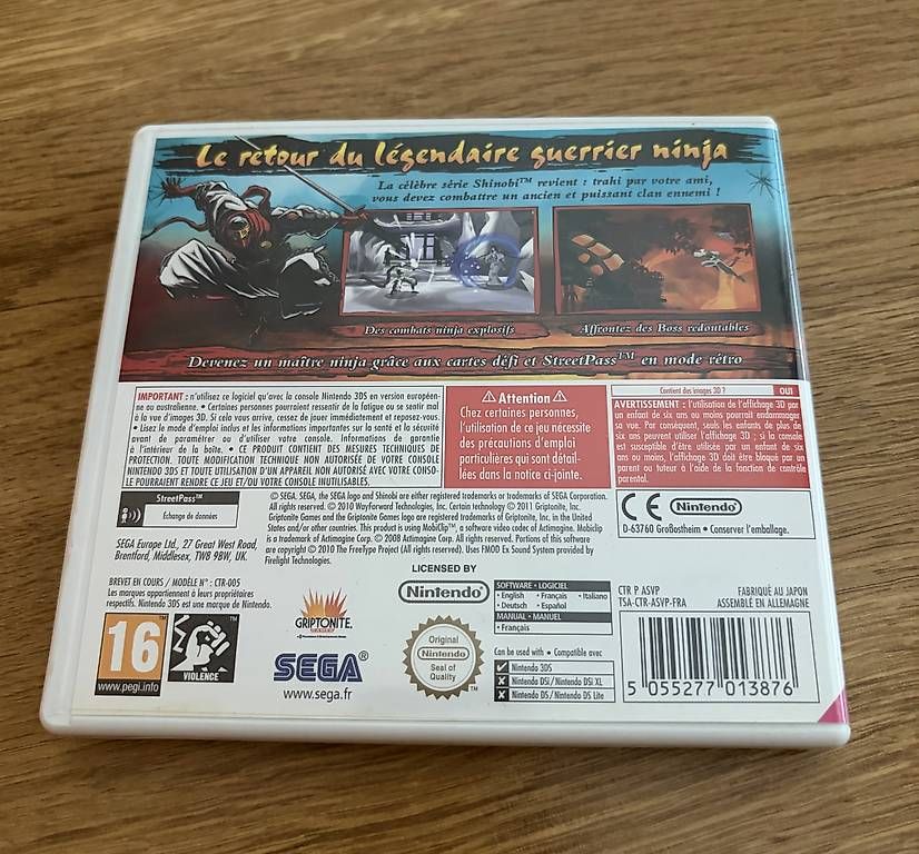 Nintendo Giochi: 3DS Shinobi – Usato da Glattpark(Opfikon) venduto da Beubeu44 2