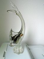 elegante FISCH Figur - 33cm /  MURANO Glas