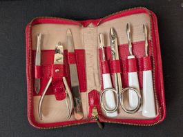 Nageletui 7 teilig Special Trinlecut made in Germany antik