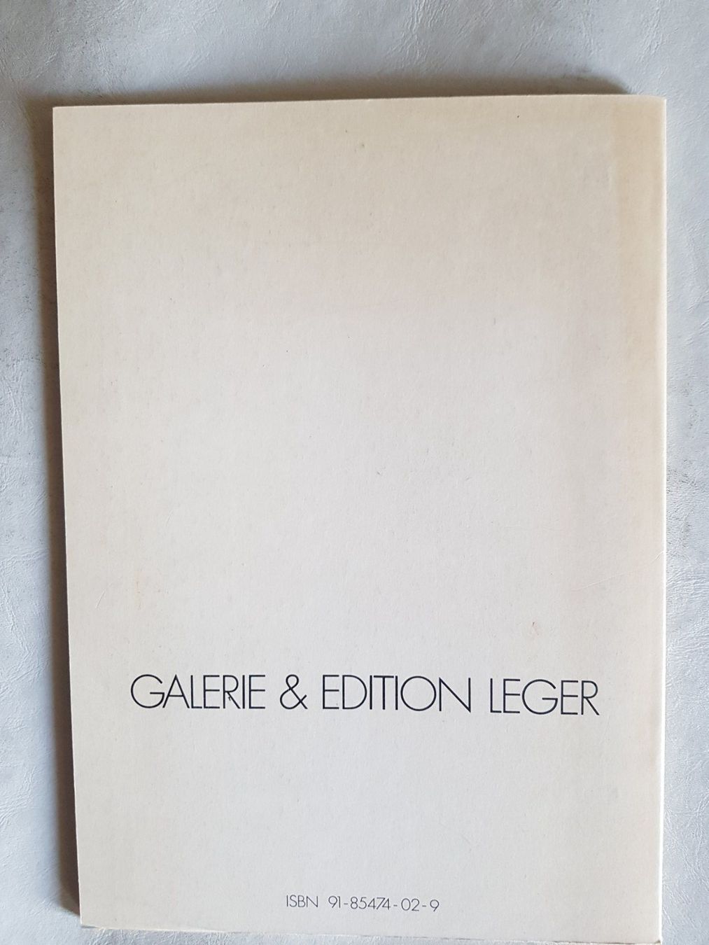 Libri: Edition Leger 1977 Schweden Kunst Katalog – Usato da Walterswil BE venduto da Lonitti 7