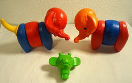 Vintage Tupperware Toys 80er Jahre Elefanten
