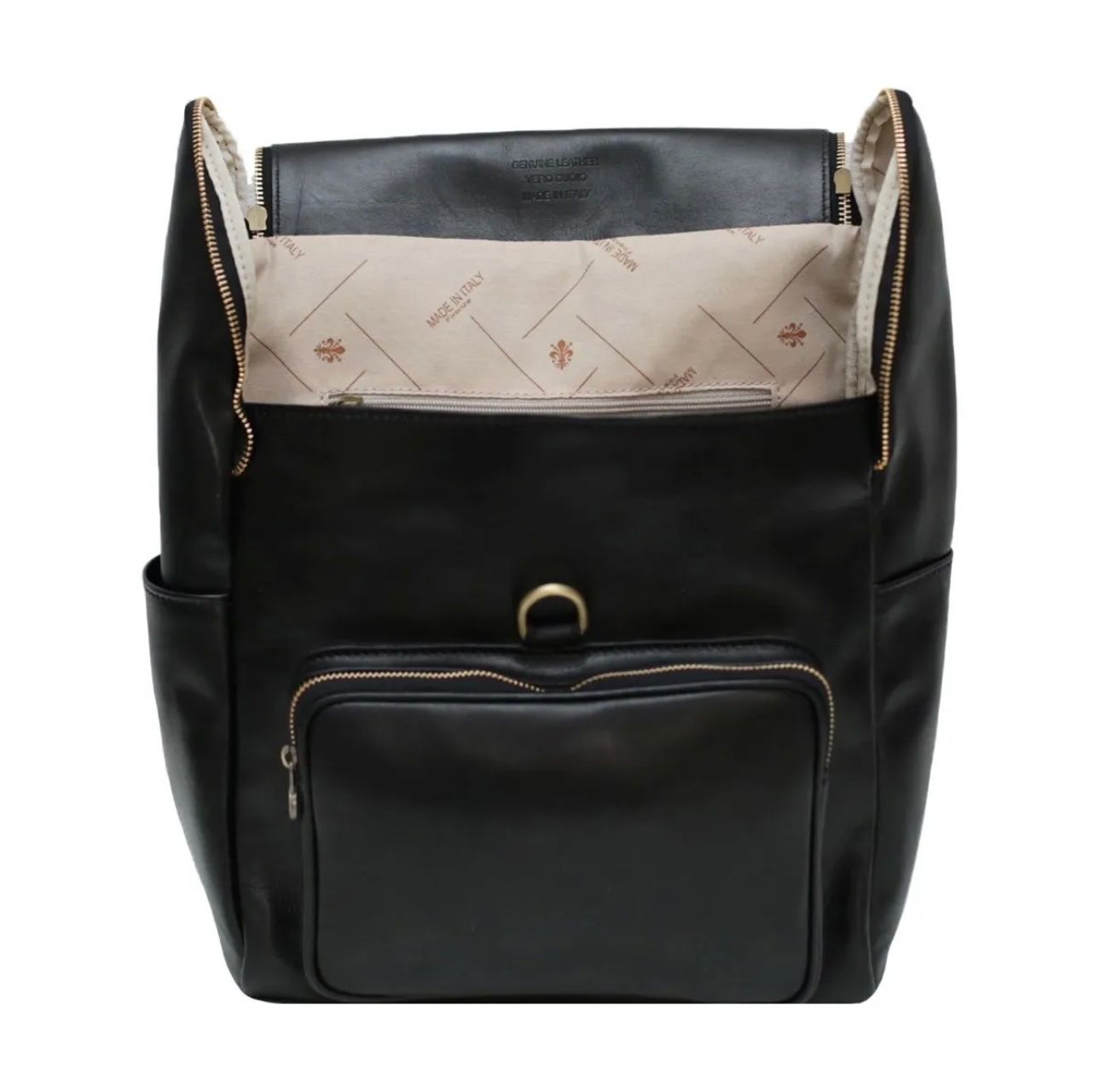 Zaini: Lederrucksack Bologna - Farbe: Schwarz – Nuovo e nell'imballaggio originale da Wittenbach venduto da WWW.DRILUBAGS.CH 3