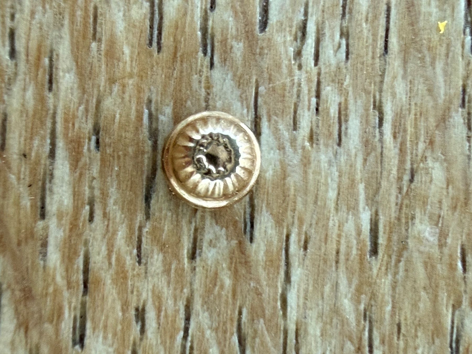 Gioielli per piercing: Goldstecker Kaffeebohne 18 Karat – Nuovo (secondo la descrizione) da Langendorf venduto da samboni 2