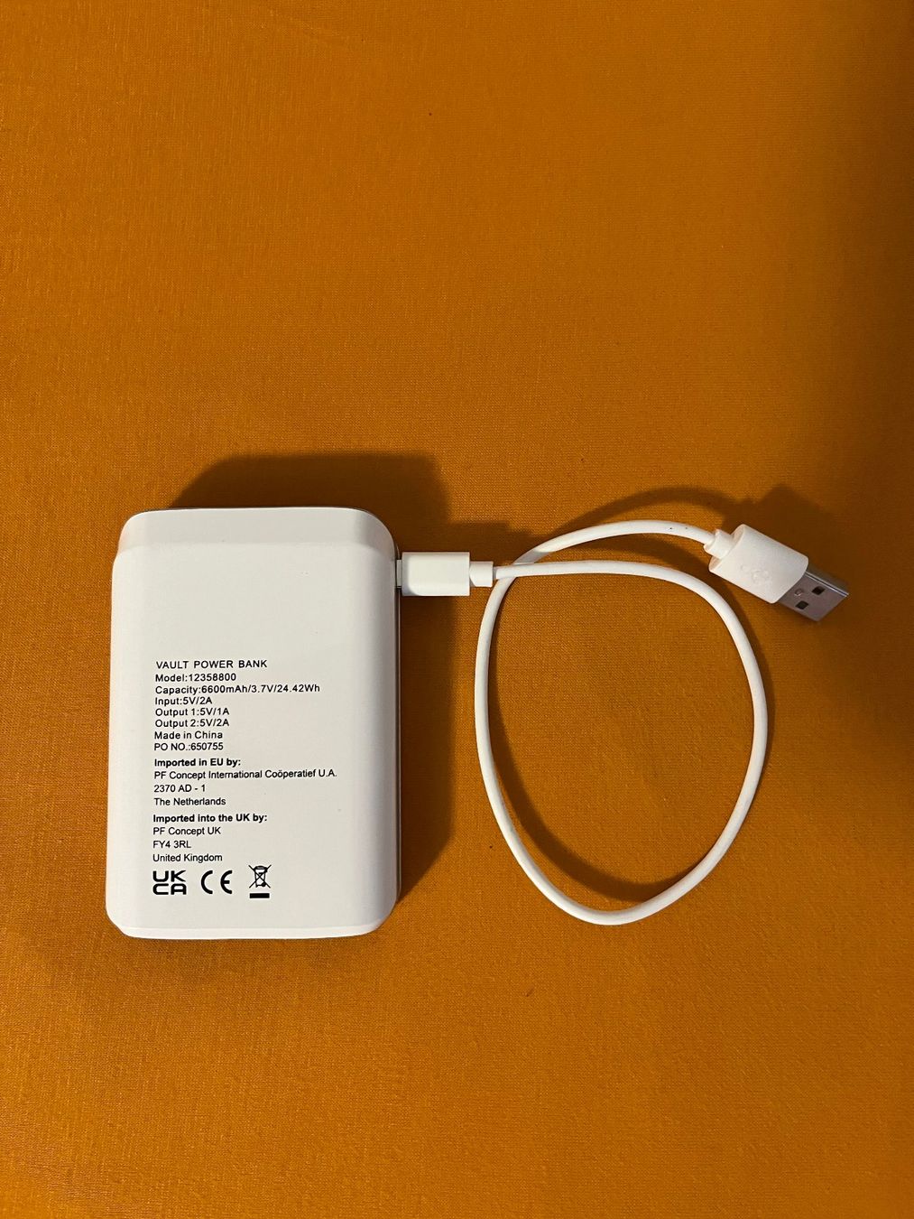 Ladegeräte: Power Bank, neuwertig, mit Ladekabel – Gebraucht aus Winterthur von tbuyer 1