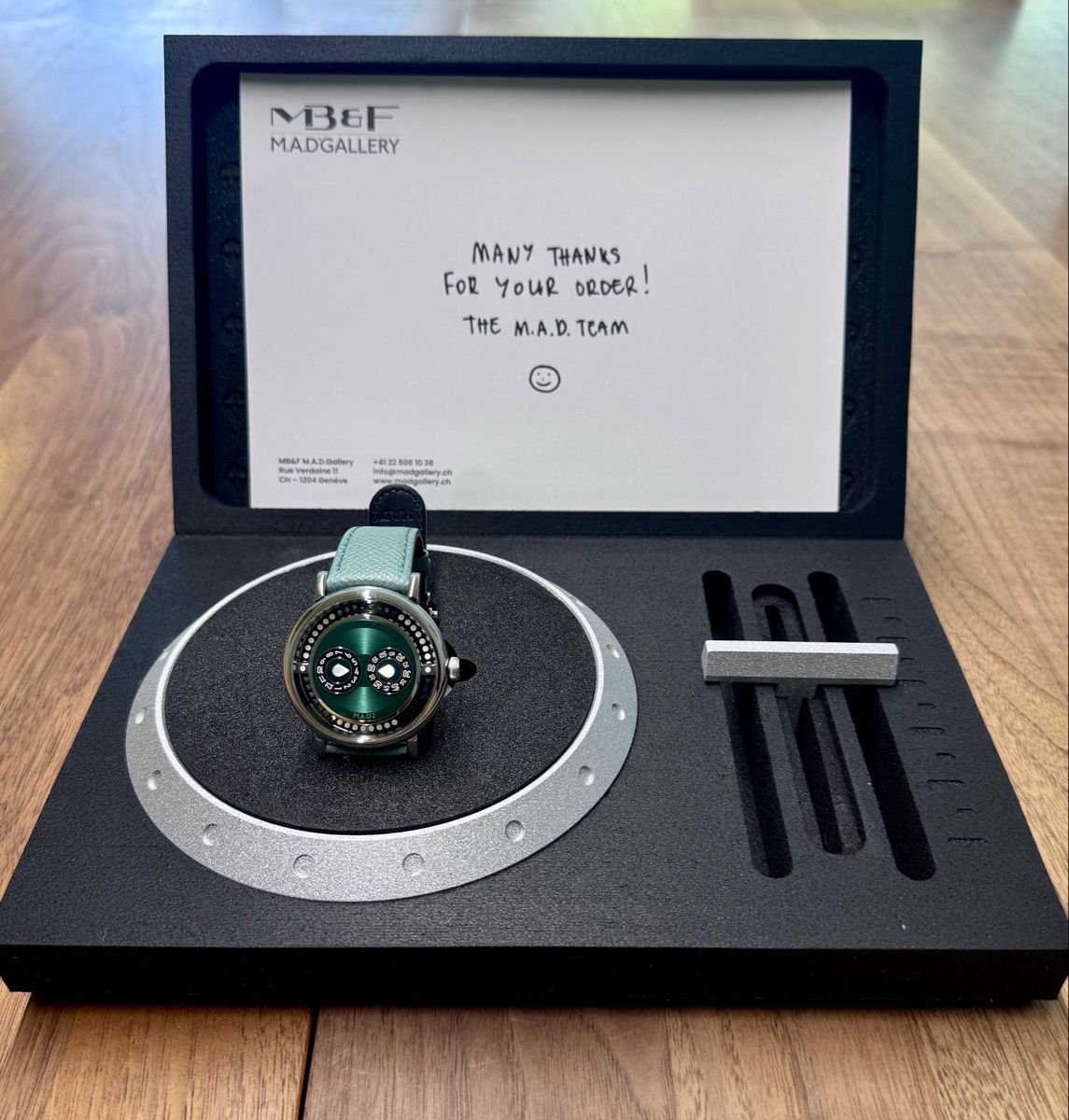 MB&F Orologi: MB&F M.A.D.2 Green 2025 Full Set – Nuovo (secondo la descrizione) da Horgen venduto da Maccers1000 5