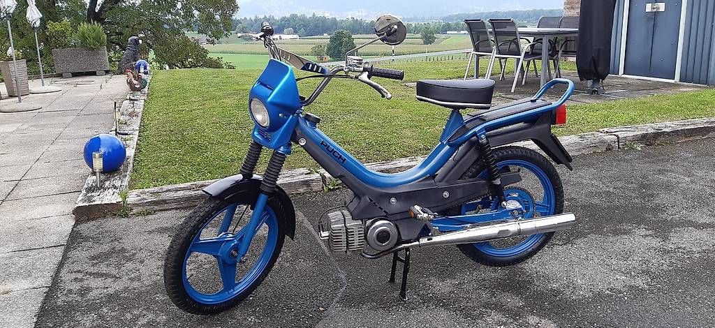 Puch Ciclomotori: Restauriertes Puch Manet Supermaximit Revidiertem Motor – Usato da Gunten venduto da chr_5zpy