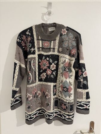 Honey Damen Strickpullover, vintage Style, Free Over Size