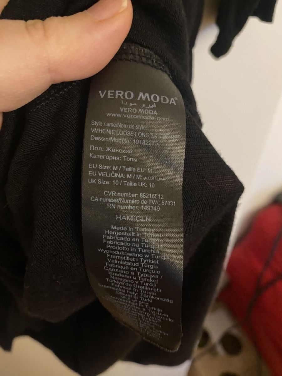 Vero Moda Tuniche: Vero Moda Tunika/Kleid Gr.M Schwarz – Usato da Muensingen venduto da drleevsy 4