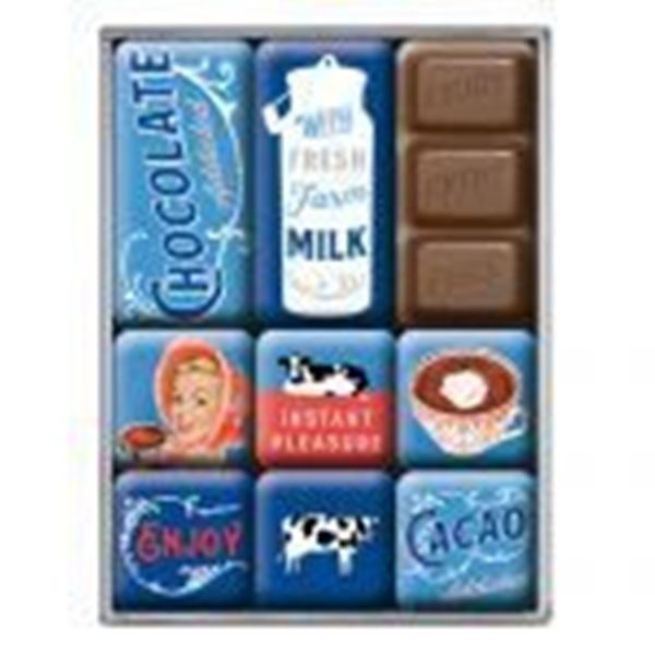 Calamite: 9-tlg Magnet-Set-CHOCOLATE ADDICTED – Nuovo e nell'imballaggio originale da Rupperswil venduto da big-one-sale