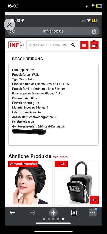 Elettrodomestici da cucina: Stand Mixer Elektrolux Blender e6tb1-4cw  – Usato da Winterthur venduto da Samantha59 4