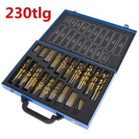HSS Bohrer Titan 230tlg Metallbohrer Set