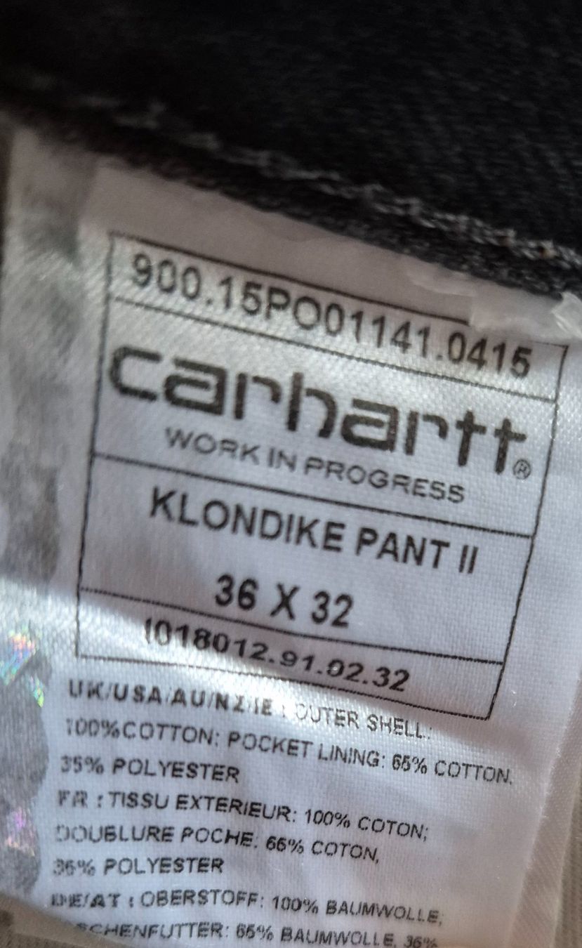 Carhartt Jeans: Carhartt Jeans "Klondike Pant 2" – Usato da Trogen venduto da Monk3yWear 3