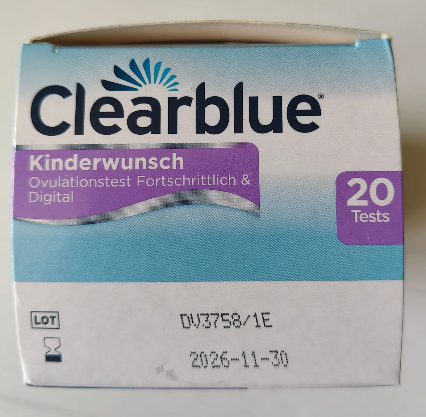 Attrezzature mediche: 20 Stück Ovulationstests fortschrittlich, Clearblue lila – Nuovo e nell'imballaggio originale da Winterthur venduto da Arkadii 2