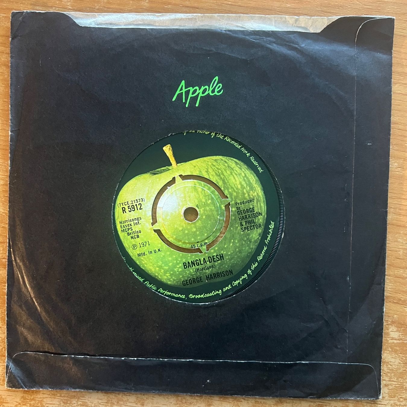 Schallplatten: George Harrison - Bangla-Desh / 1. UK-Press. 1971 – Gebraucht aus Gais von soundcave57