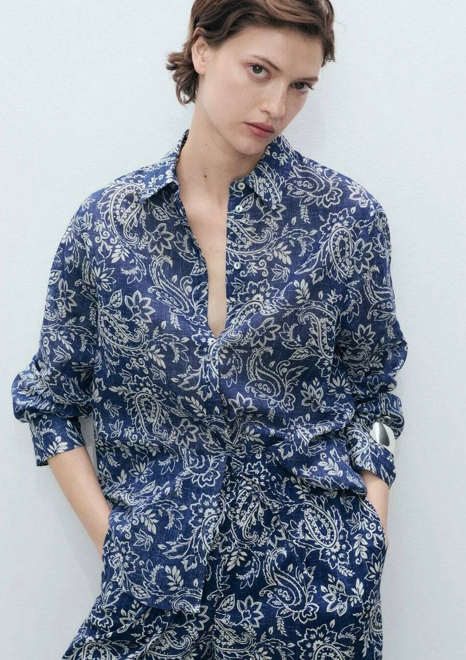 Mango Camicette: Mango NEMO - Hemdbluse - dark blue – Nuovo (secondo la descrizione) da Luzern venduto da Sommer_26