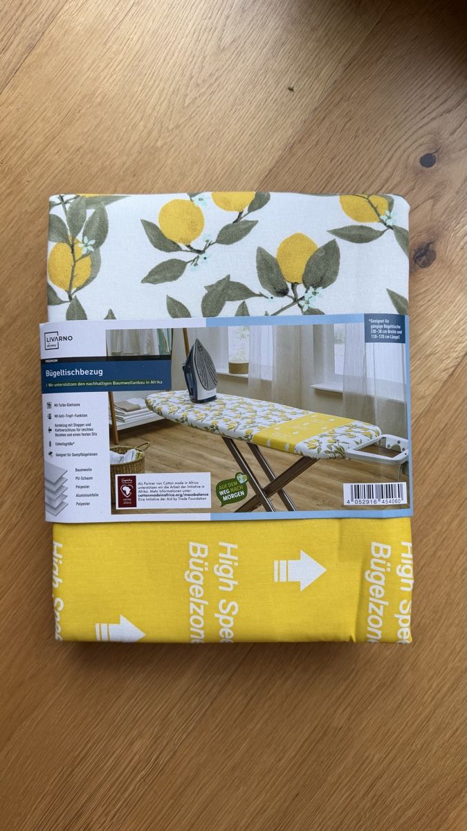 Biancheria da letto: Bügelbezug Zitrone 140x50cm Neu & originalverpackt – Nuovo e nell'imballaggio originale da Mettmenstetten venduto da Sunsethunter04
