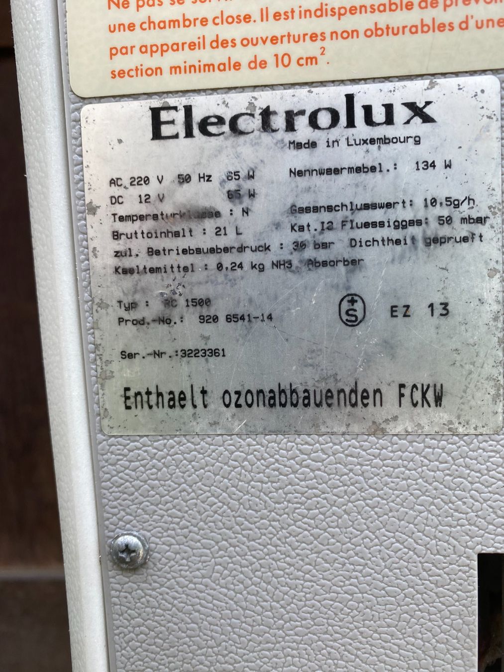 Electrolux Frigoriferi: Camping Kühlschrank Elektrolux – Usato da Herzogenbuchsee venduto da Molbia 6