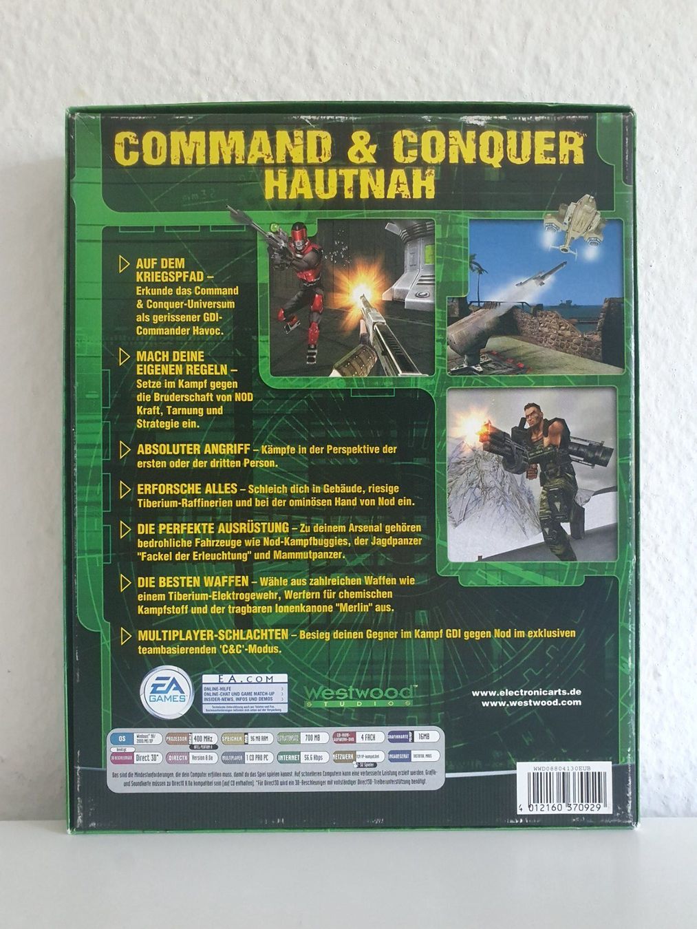 Jeux: PC Game Command & Conquer: Renegade (2002) Big Box – D'occasion à Greifensee par perfectioN88 3