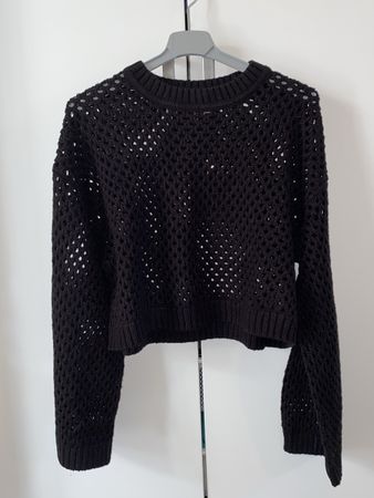 Schwarzer Strickpullover von H&M