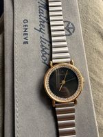 Montre Mathey-Tissot Quartz femme plaqué or/acier lunette st