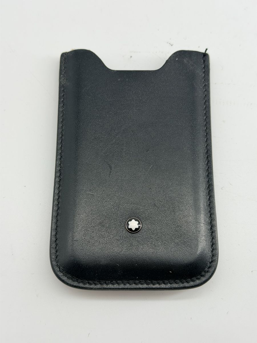 Cover & Protezioni schermo: Étui Montblanc en Cuir Noir - Élégant! – Usato da Vessy venduto da _Callidus_