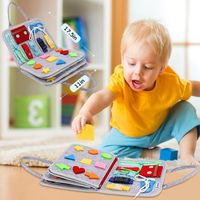 Montessori Spielzeug Busy Board ab 1 Jahre Lernspielzeug