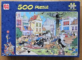 Jan van Haasteren: Fang die Katze, 500 Teile, Jumbo 2000/01