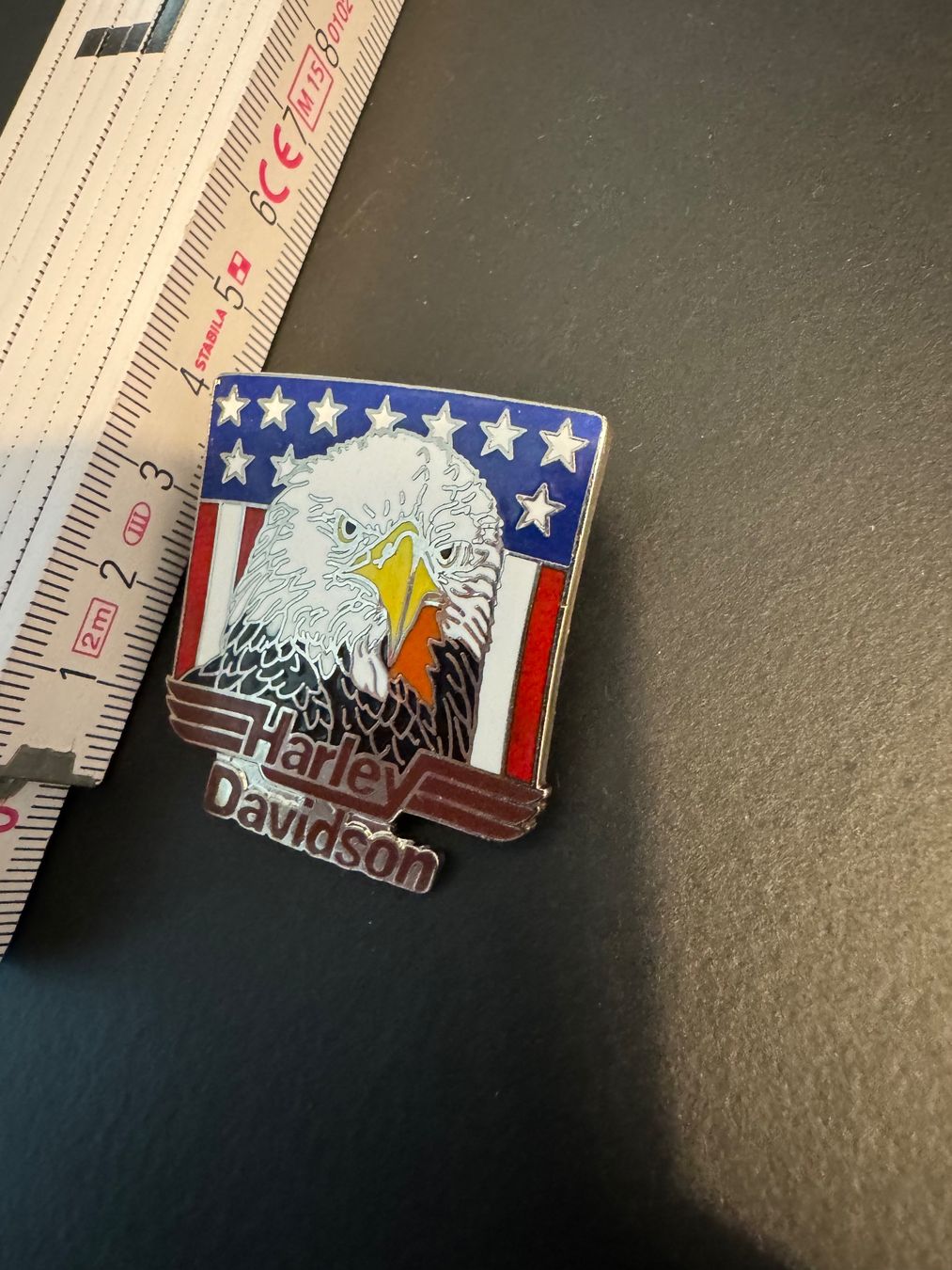 Plaketten & Abzeichen: Pin Harley Davidson gross USA Adler – Gebraucht aus Galgenen von rub_f6kh