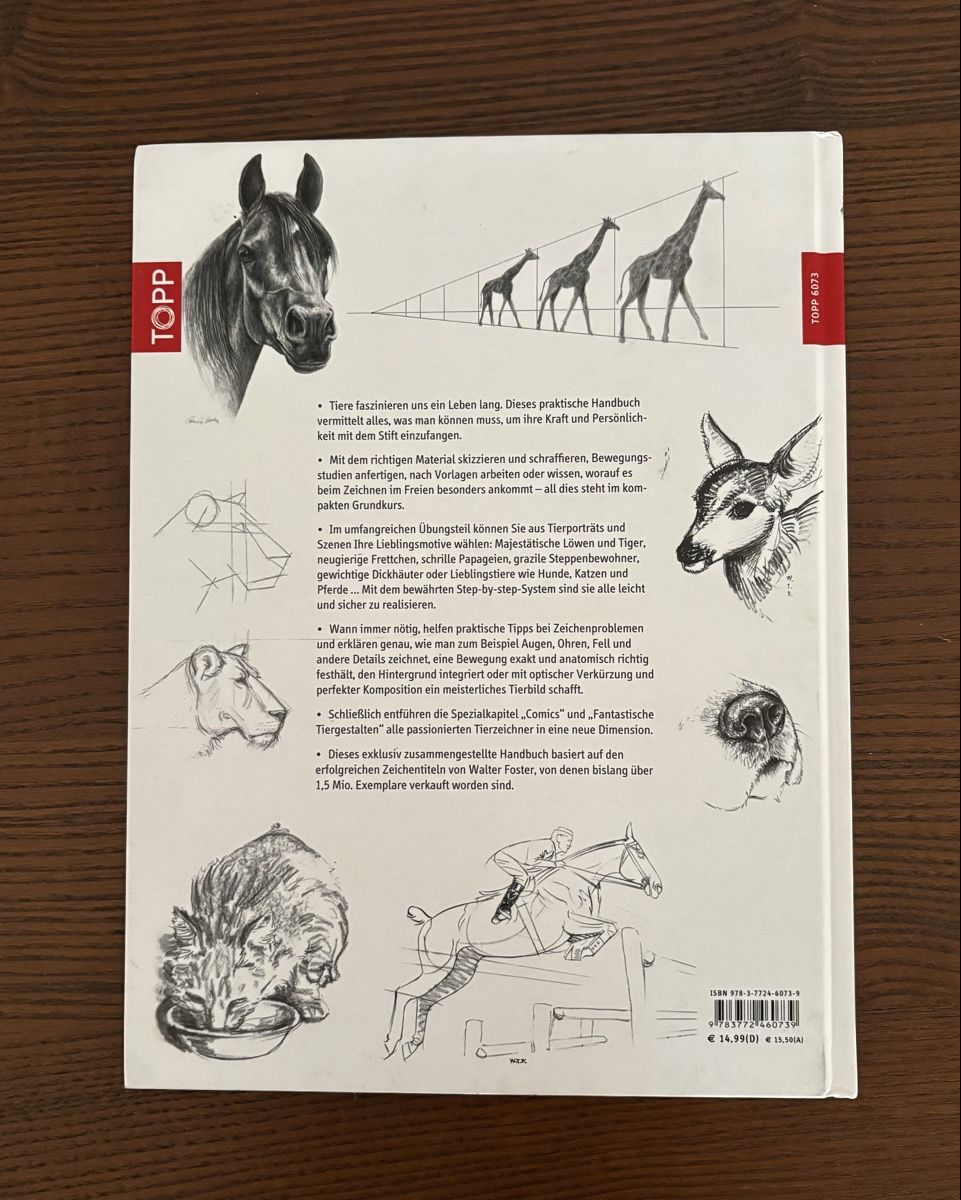 Bücher: Die Kunst des Zeichnens Tiere – Gebraucht aus Basel von nin_n 1