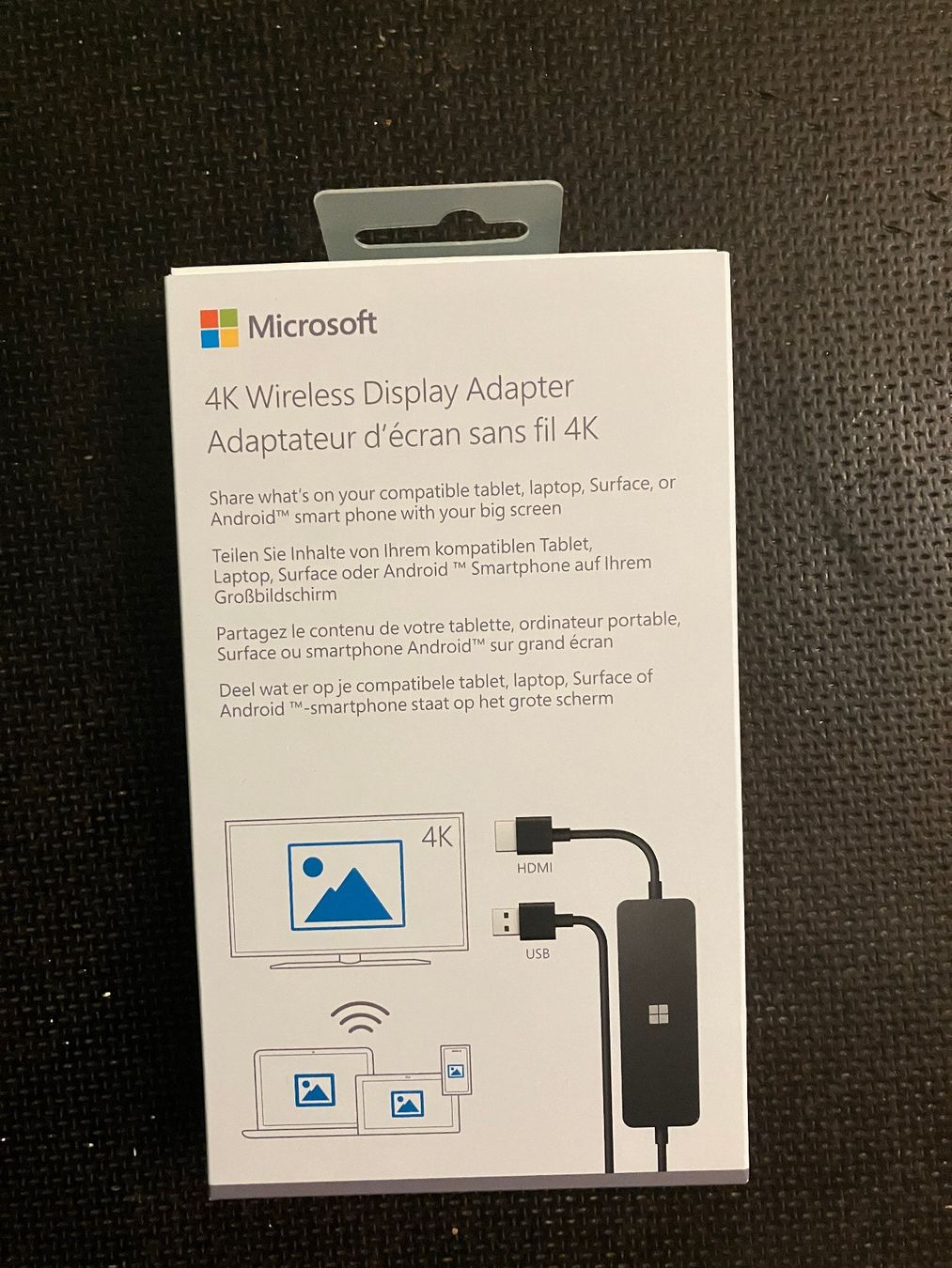 Microsoft Adapter: Microsoft Wireless Display Adapter (7 m), Wireless Transmitt – Neu und originalverpackt aus Vallamand von