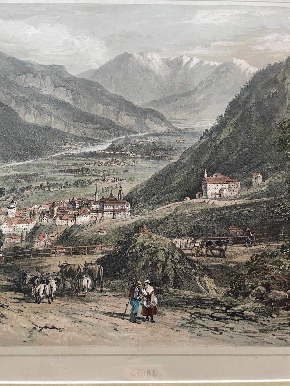 Incisioni: Stich von Chur, 47x56 cm – Usato da Chur venduto da elifornico 5
