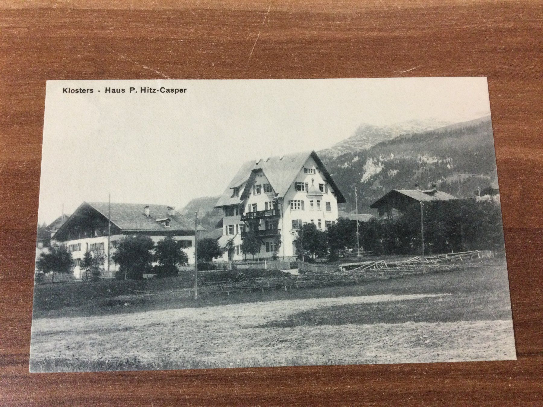Cartes postales: Alte Ansichtskarte Klosters Haus P. Hitz-Casper – D'occasion à Wangen SZ par kuriosum12