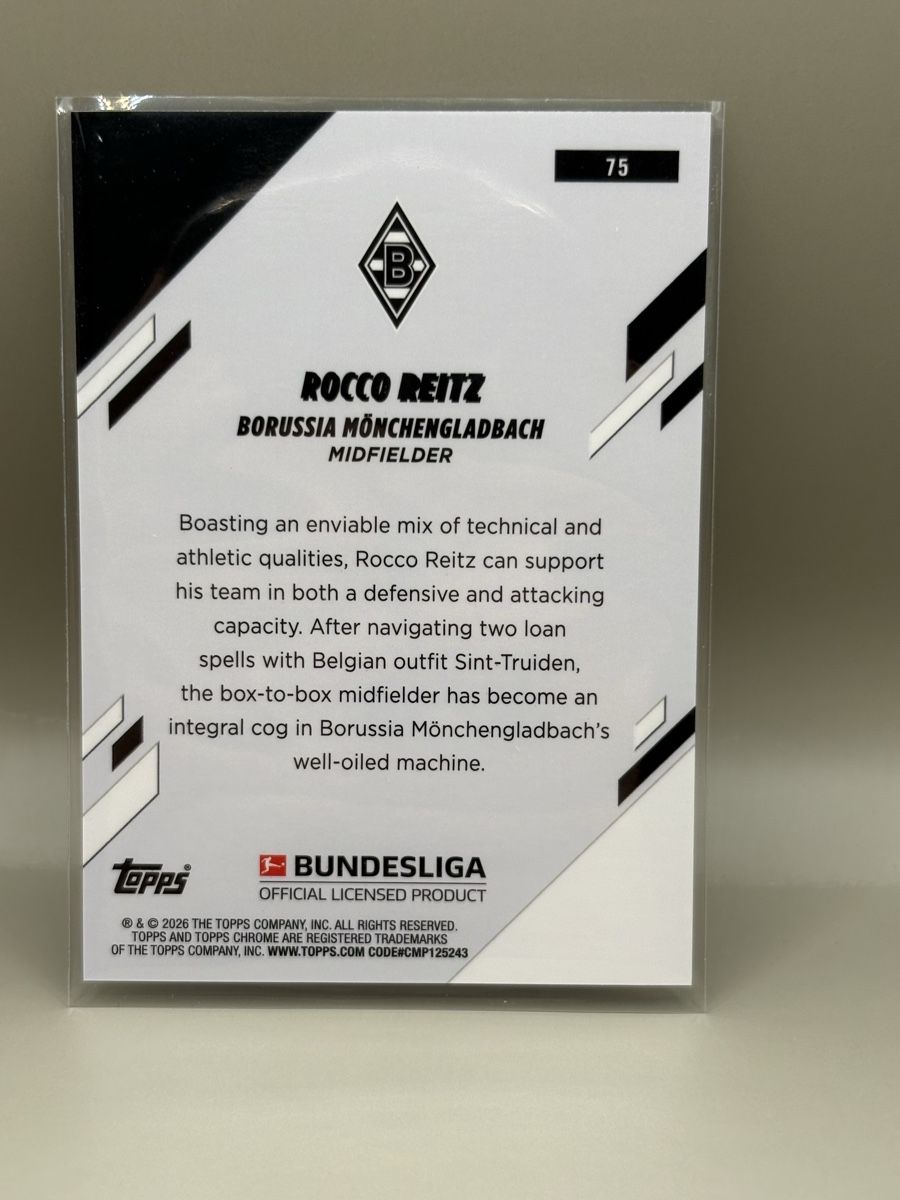 Topps Carte collezionabili: Rocco Reitz - Topps Chrome – Nuovo (secondo la descrizione) da Oberbuchsiten venduto da Bananefrappe93 1