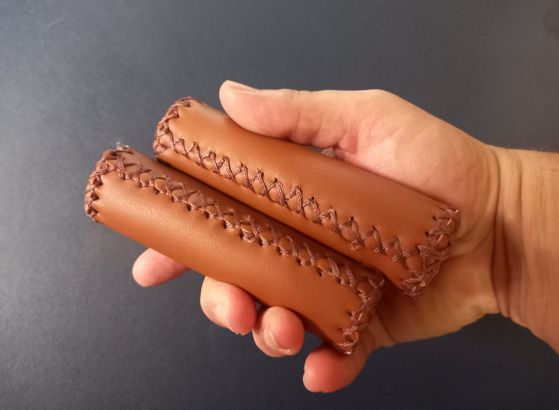 Ersatzteile: 2x Paar Fahrradgriff im Vintage-Stil / Poignée vélo rétro – Neu und originalverpackt aus Bremblens von SHOPSPORT 2