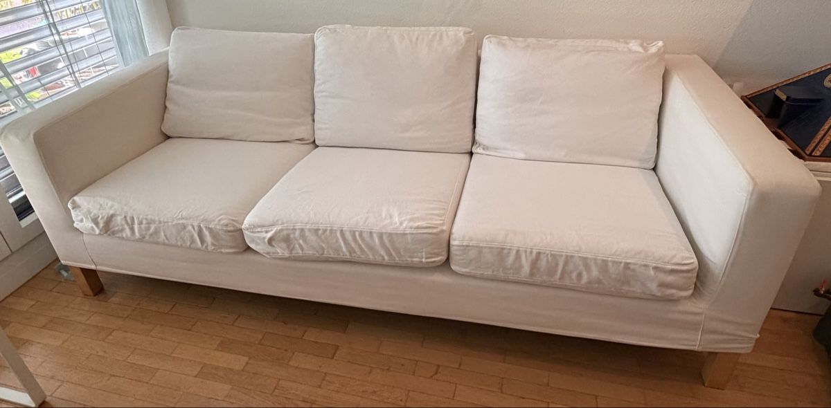 Ikea Divani: Sofa 3-Sitzer Stoff weiss gebraucht – Usato da Luzern venduto da ber_jqg8 3