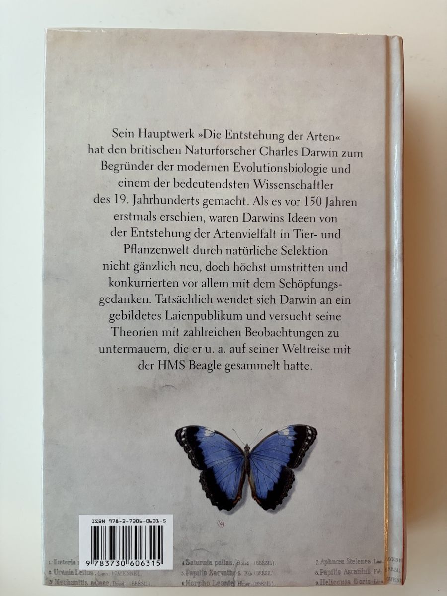 Libri: Charles Darwin - Die Entstehung der Arten, Top Zustand – Nuovo (secondo la descrizione) da Oberägeri venduto da MRCRAZY9 1