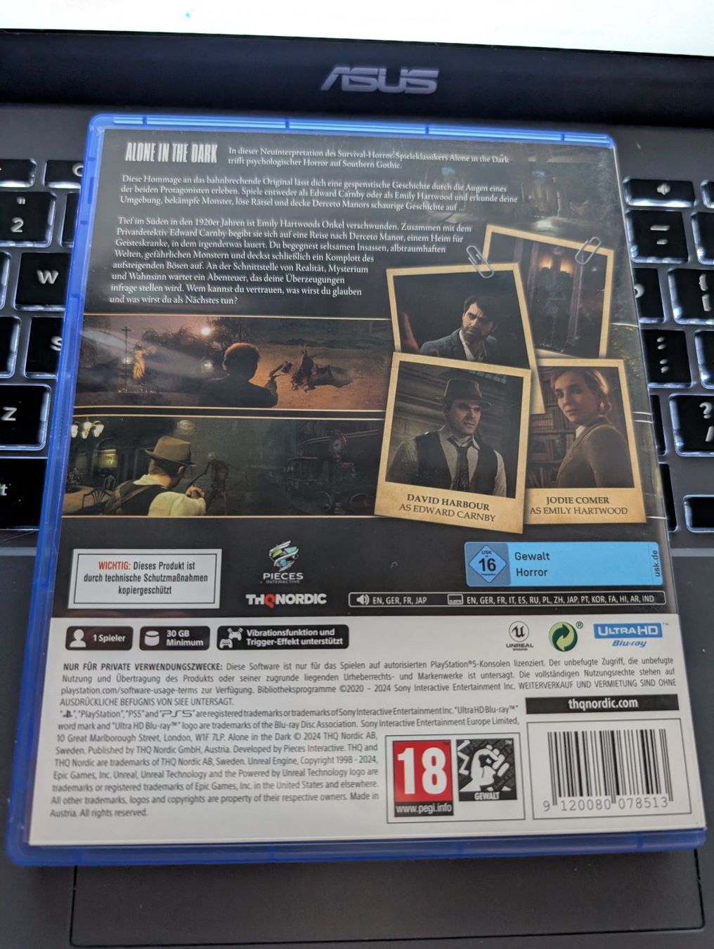 Sony Giochi: Alone In The Dark - Playstation 5 PS5 Game – Usato da Hünenberg See venduto da SpecialEditionGaming 2