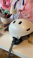 Fahrradhelm weiss Unisex akzeptabler Zustand